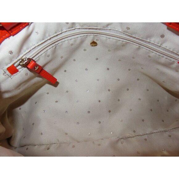 Kate Spade Gold Coast Maryanne Coral Quilted Leather Chain Strap Handbag *FLAW* - Picture 7 of 15